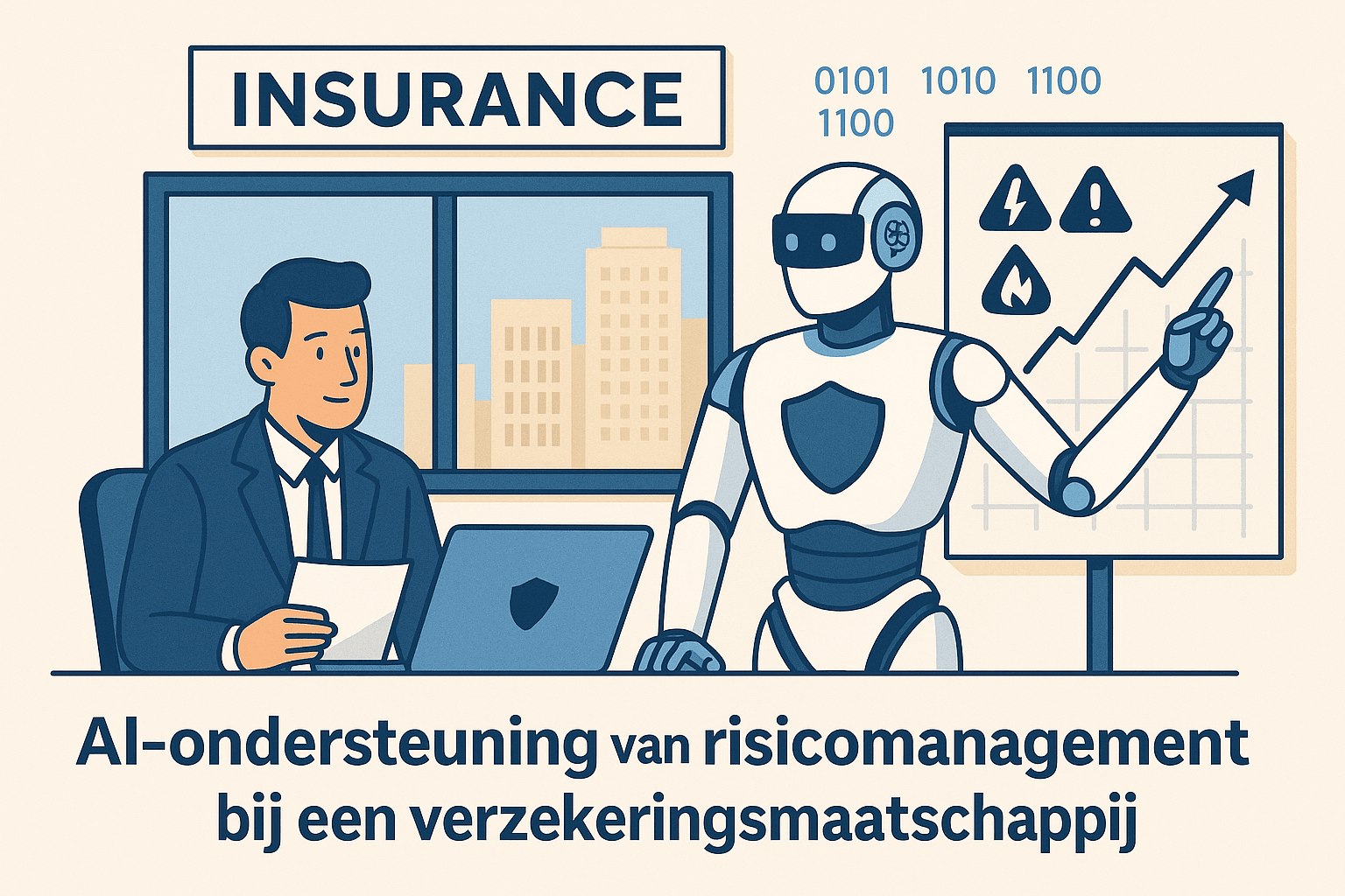 AI Support for Risk Management at an Insurance Company